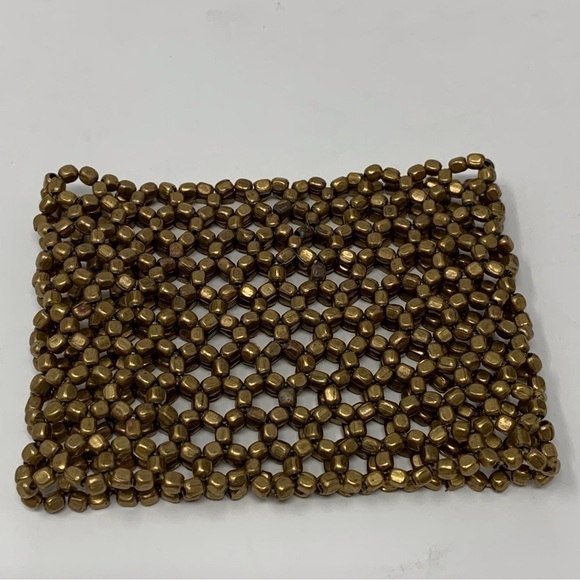 Large Classic Gold Toned Beaded Bracelet - Picture 4 of 6